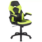 Flash Furniture Gaming Desk and Racing Chair Set with Cup Holder, Headphone Hook & 2 Wire Management Holes