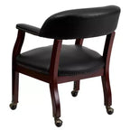 Emma and Oliver Conference Chair with Accent Nail Trim and Casters