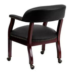 Emma and Oliver Conference Chair with Accent Nail Trim and Casters