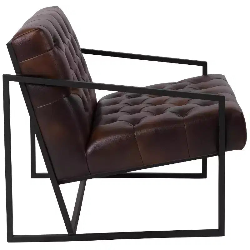 Emma and Oliver Home Office Tufted Lounge Accent Chair