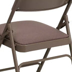Emma and Oliver 2 Pack Home & Office Portable Party Events Padded Metal Folding Chair
