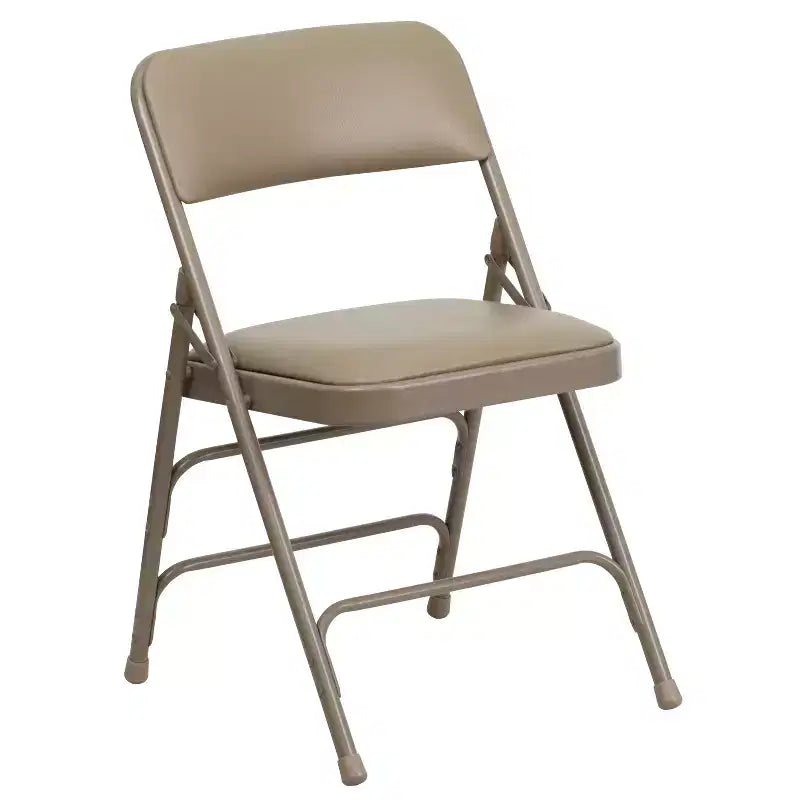 Emma and Oliver 2 Pack Home & Office Portable Party Events Padded Metal Folding Chair