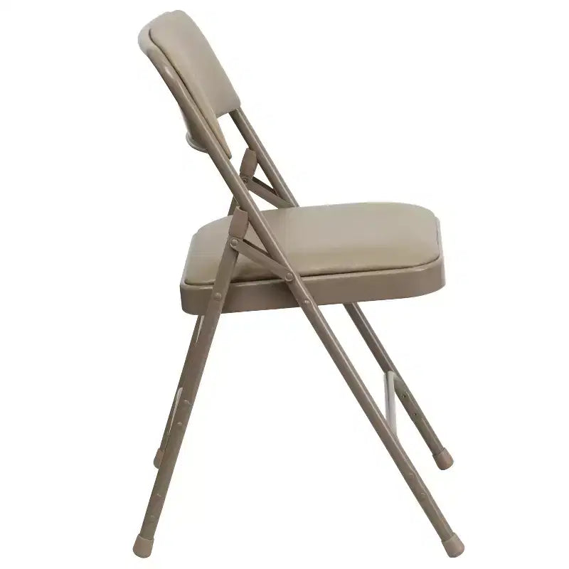 Emma and Oliver 2 Pack Home & Office Portable Party Events Padded Metal Folding Chair