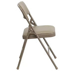 Emma and Oliver 2 Pack Home & Office Portable Party Events Padded Metal Folding Chair