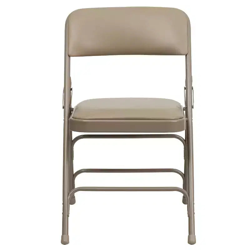 Emma and Oliver 2 Pack Home & Office Portable Party Events Padded Metal Folding Chair