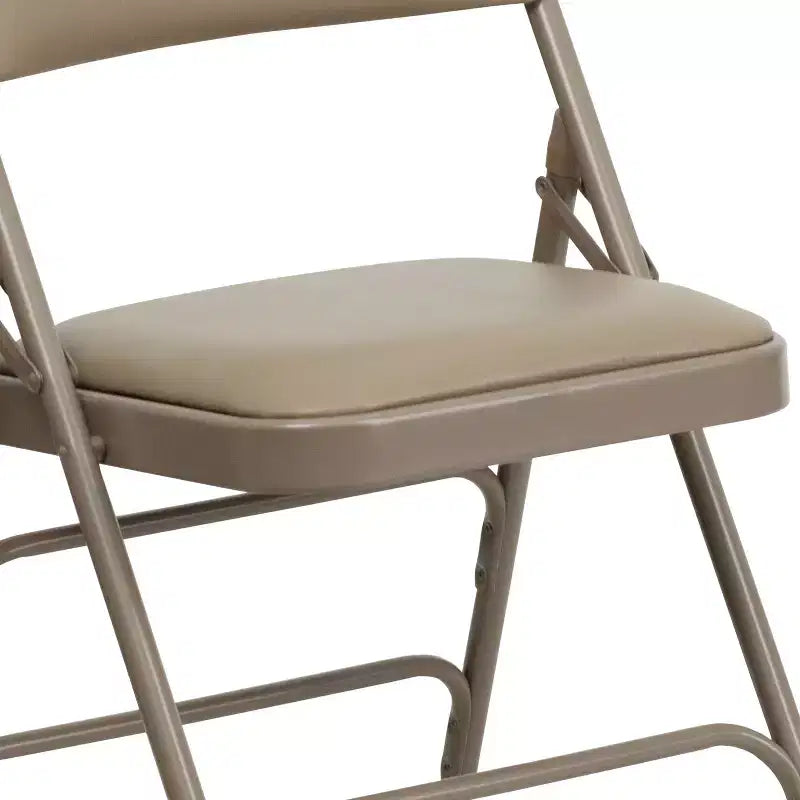 Emma and Oliver 2 Pack Home & Office Portable Party Events Padded Metal Folding Chair