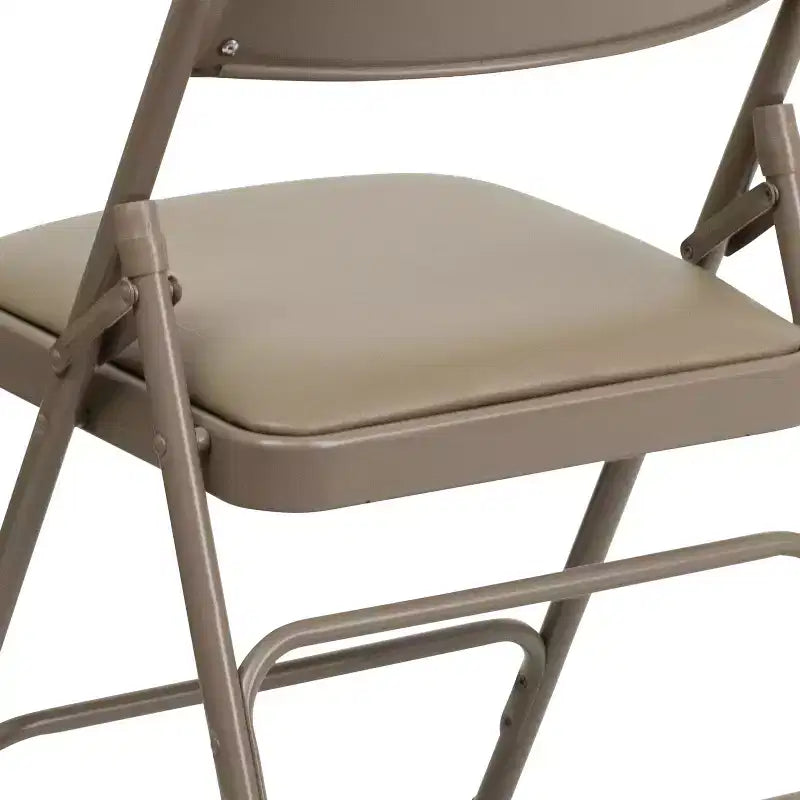 Emma and Oliver 2 Pack Home & Office Portable Party Events Padded Metal Folding Chair