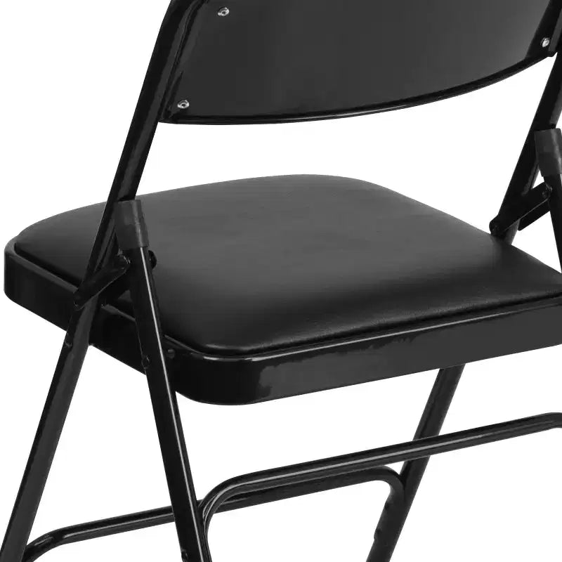 Emma and Oliver 2 Pack Home & Office Portable Party Events Padded Metal Folding Chair