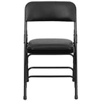 Emma and Oliver 2 Pack Home & Office Portable Party Events Padded Metal Folding Chair