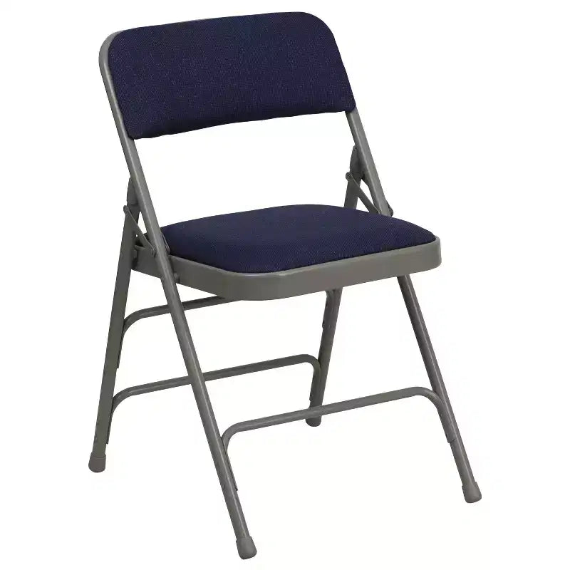 Emma and Oliver 2 Pack Home & Office Portable Party Events Padded Metal Folding Chair