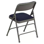 Emma and Oliver 2 Pack Home & Office Portable Party Events Padded Metal Folding Chair