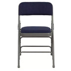 Emma and Oliver 2 Pack Home & Office Portable Party Events Padded Metal Folding Chair