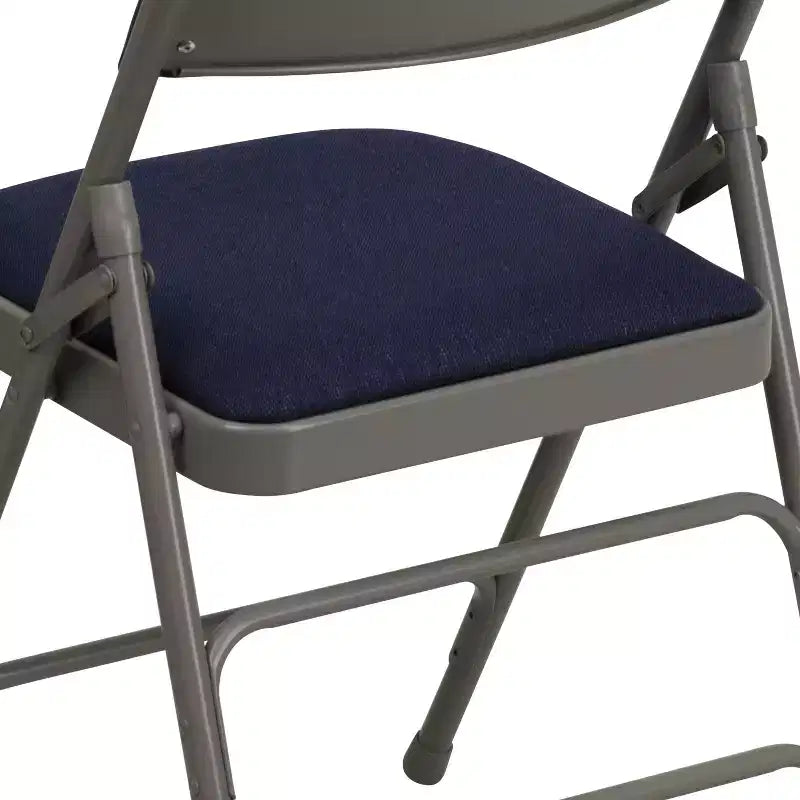 Emma and Oliver 2 Pack Home & Office Portable Party Events Padded Metal Folding Chair