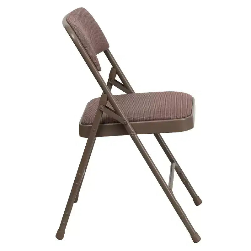 Emma and Oliver 2 Pack Home & Office Portable Party Events Padded Metal Folding Chair