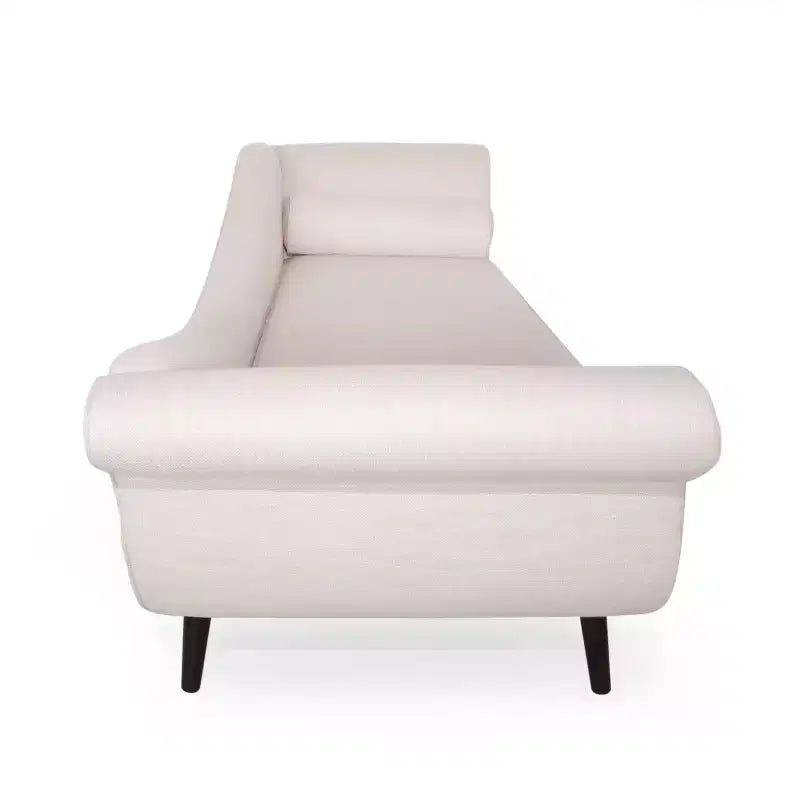 Calvert Contemporary Chaise Lounge with Scroll Arms - Christopher Knight Home