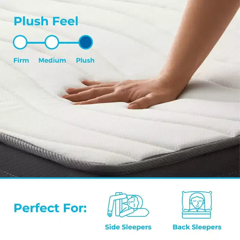 Linenspa Essentials Materasso Ibrido in Memory Foam Gel 12"