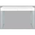 Barton Desk - FOX2206 - White/Grey - Safavieh Couture