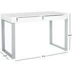Scrivania Barton - FOX2206 - Bianco/Grigio - Safavieh Couture