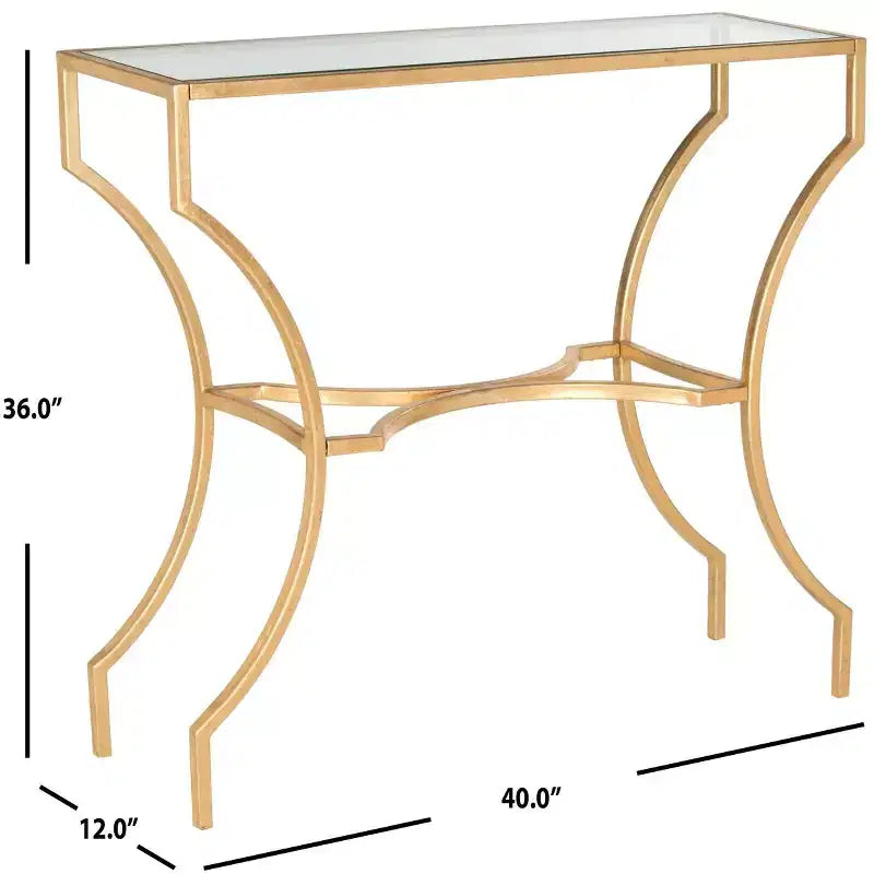 Alphonse Console - FOX2540A - Oro - Safavieh Couture