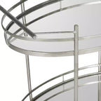 Carrello Bar Dante - FOX2553A - Argento/Specchio - Safavieh
