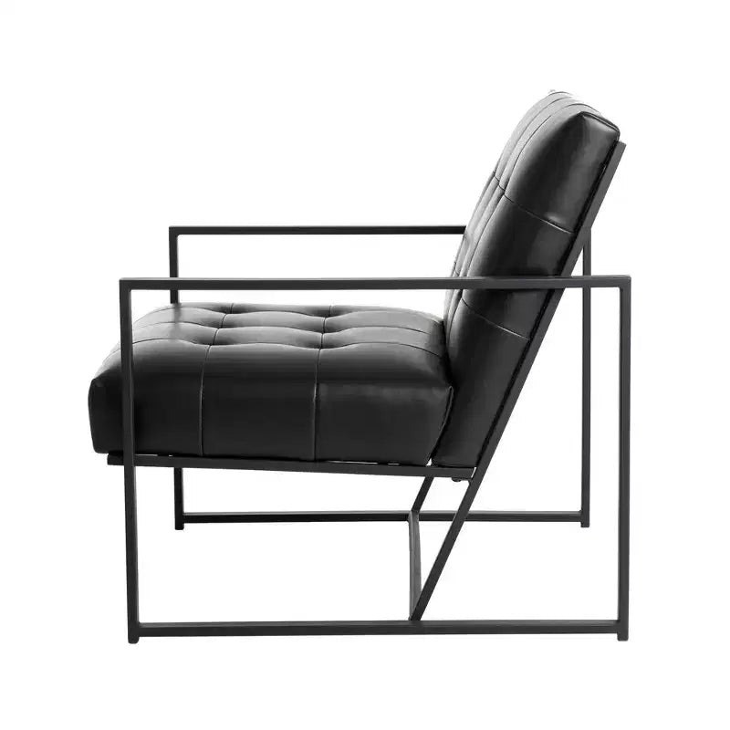 PU Leather Accent Chair - Glitzhome