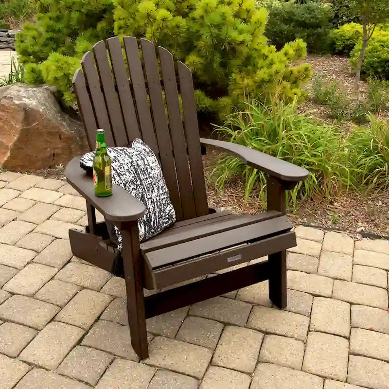 HIGHWOOD King-Size Folding and Reclining Adirondack Chair