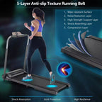 Tapis Roulant Pieghevole Costway 3HP per Camminata e Corsa con Touch Screen e Controllo tramite APP
