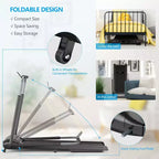 Tapis Roulant Pieghevole Costway 3HP per Camminata e Corsa con Touch Screen e Controllo tramite APP