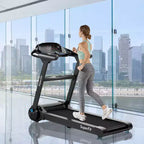 Costway 2.25HP Folding Treadmill Running Machine LED Touch Display