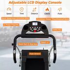 Tapis Roulant Pieghevole Motorizzato Costway 2 HP Fino a 12 km/h con 12 Programmi Preimpostati e Schermo LCD