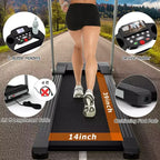 Tapis Roulant Pieghevole Motorizzato Costway 2 HP Fino a 12 km/h con 12 Programmi Preimpostati e Schermo LCD