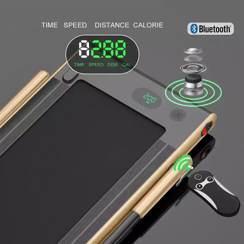 Costway Tapis Roulant Pieghevole 2 in 1 Sotto la Scrivania 2,25HP con Telecomando