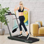 Costway Tapis Roulant Pieghevole 2 in 1 Sotto la Scrivania 2,25HP con Telecomando