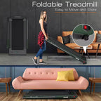 Costway Tapis Roulant Pieghevole 2 in 1 Sotto la Scrivania 2,25HP con Telecomando