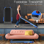 Costway Tapis Roulant Pieghevole 2 in 1 Sotto la Scrivania 2,25HP con Telecomando