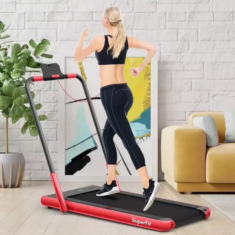 Costway Tapis Roulant Pieghevole 2 in 1 Sotto la Scrivania 2,25HP con Telecomando