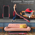 Costway Tapis Roulant Pieghevole 2 in 1 Sotto la Scrivania 2,25HP con Telecomando