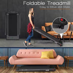 Costway Tapis Roulant Pieghevole 2 in 1 Sotto la Scrivania 2,25HP con Telecomando