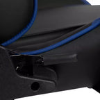 Sedia gaming reclinabile BlackArc in similpelle – Braccioli girevoli regolabili in altezza, poggiapiedi estraibile, cuscini poggiatesta e lombare