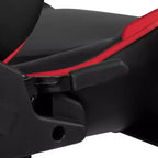 Sedia gaming reclinabile BlackArc in similpelle – Braccioli girevoli regolabili in altezza, poggiapiedi estraibile, cuscini poggiatesta e lombare