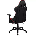 Sedia gaming reclinabile BlackArc in similpelle – Braccioli girevoli regolabili in altezza, poggiapiedi estraibile, cuscini poggiatesta e lombare