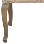 SAFAVIEH Alearda Sedia da Pranzo Naturale (Set di 2) - 23 x 24.4 x 34 - 23Lx24Px34H