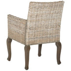 SAFAVIEH Alearda Sedia da Pranzo Naturale (Set di 2) - 23 x 24.4 x 34 - 23Lx24Px34H