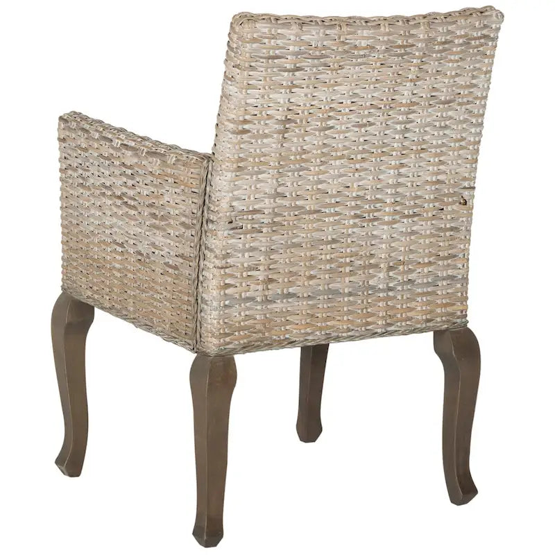 SAFAVIEH Alearda Sedia da Pranzo Naturale (Set di 2) - 23 x 24.4 x 34 - 23Lx24Px34H