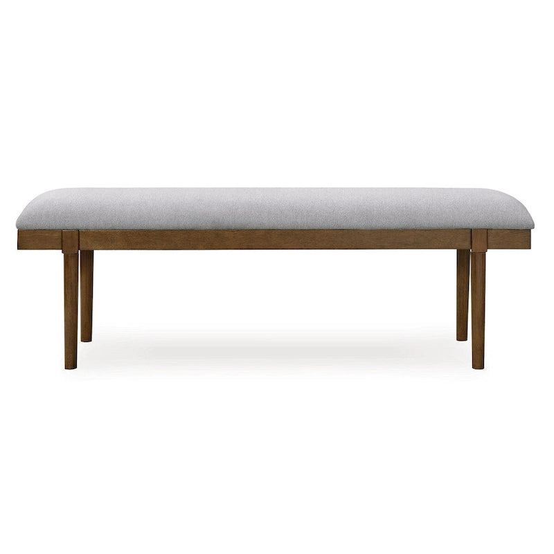 Panca da pranzo imbottita Signature Design by Ashley Lyncott Grigio/Marrone 59 - 59,25 L x 15,13 P x 19,75 A