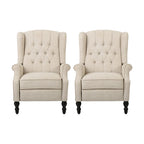 Poltrone reclinabili in tessuto trapuntato Walter (set da 2) di Christopher Knight Home
