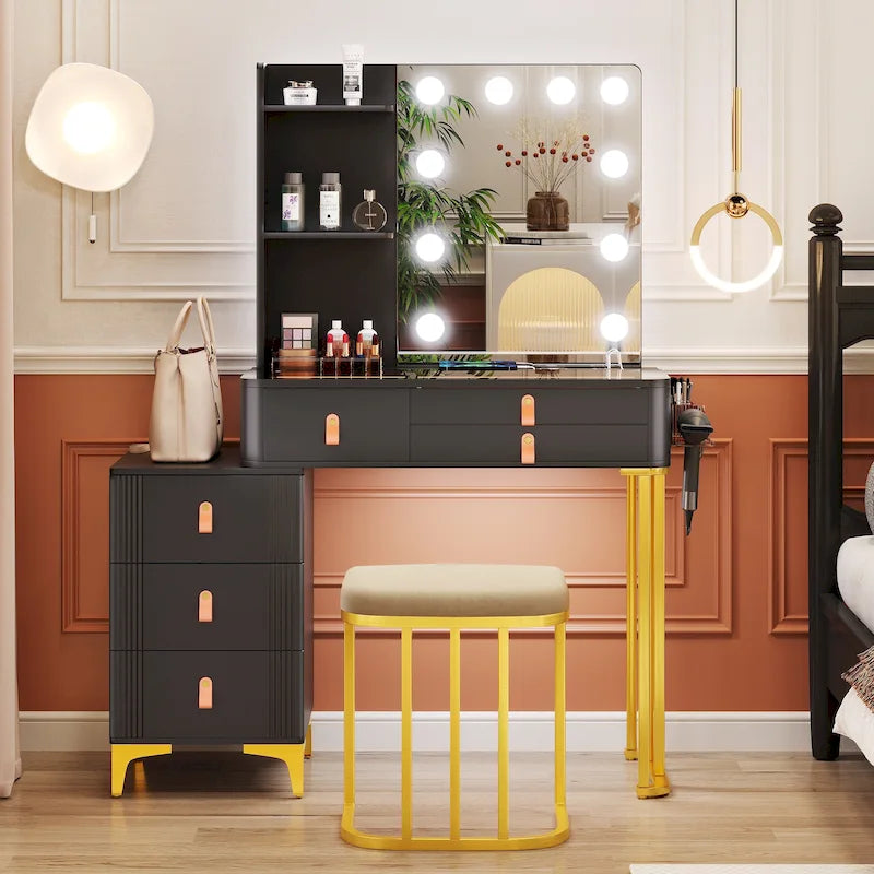 Toeletta Trucco con 3 Colori di Luce