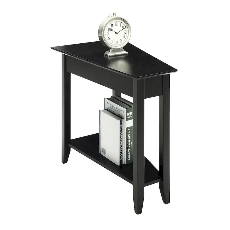 Convenience Concepts American Heritage Wedge End Table with Shelf