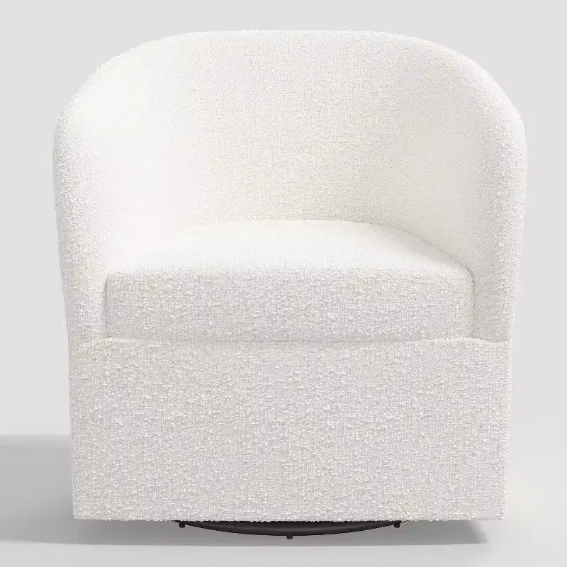 Rhea Swivel Chair in Boucle - Threshold