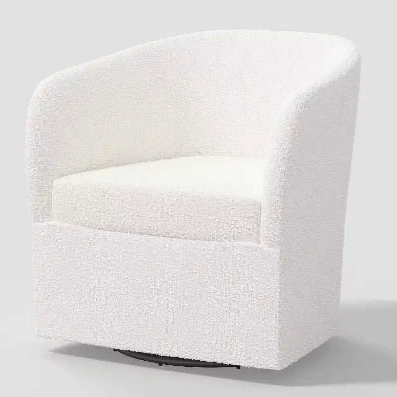 Rhea Swivel Chair in Boucle - Threshold